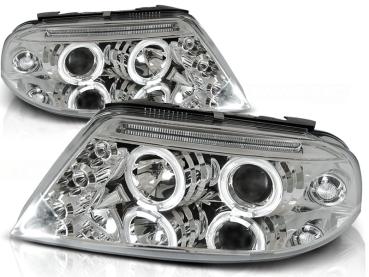 Scheinwerfer Angel Eyes für VW Passat 3BG Bj. 00-05 Chrom
